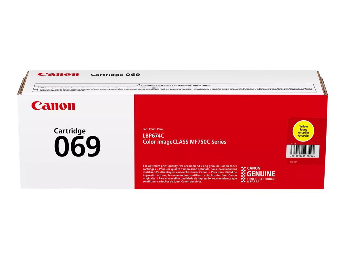 Canon 069 - yellow - original - toner cartridge