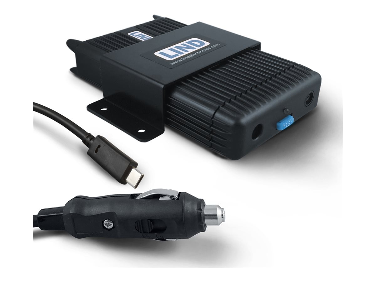 Lind LPS-1001 - power adapter - non-isolated, with a straight USB-C connect