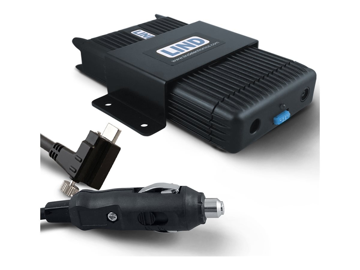 Lind LPS-1003 - power adapter - non-isolated, with a 90° right angle lockin