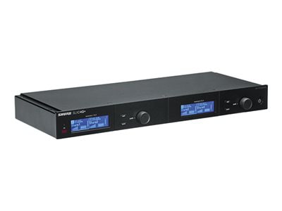 Shure SLXD4Q+ - wireless audio receiver for wireless audio transmitter - quad-channel