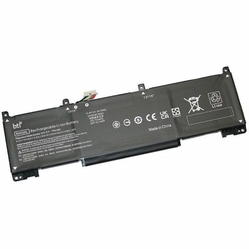 BTI M75599-005-BTI 3-CELL 11.4V LI-ION BATTERY M75599-005, RH03XL, RH03042X