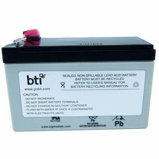 BTI RBC51-SLA51-BTI SEALED LEAD ACID BATTERY FOR APC AVR750U, AVR750UTAA, AVR900U, AVRX750U, BC600TU, BC800U, BCPERS450,