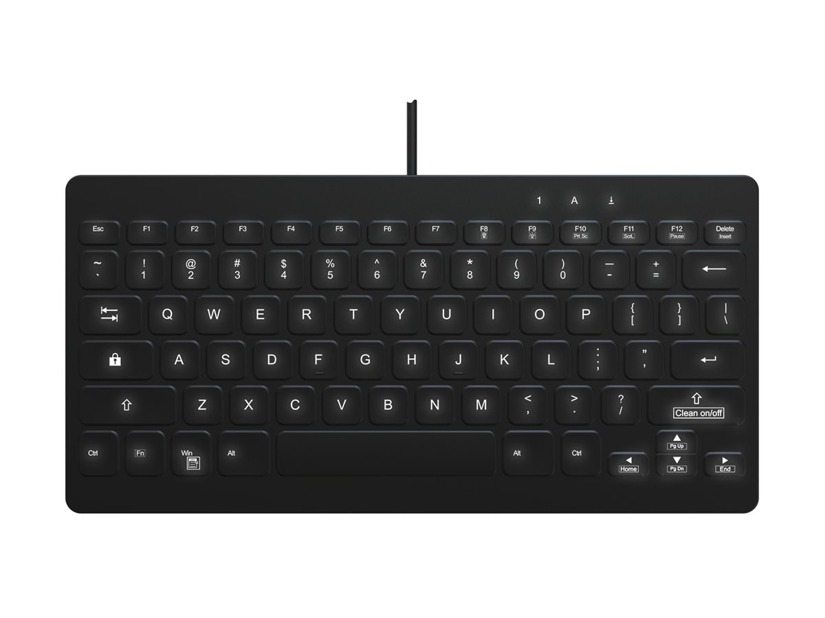 TG3 Electronics CK78 - keyboard - medical, notebook-style compact - QWERTY