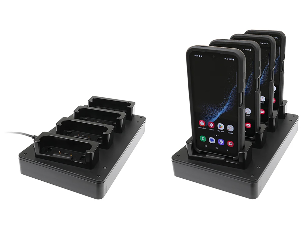 ProClip 4-Slot Desktop Charging Dock for Samsung XCover6 Pro