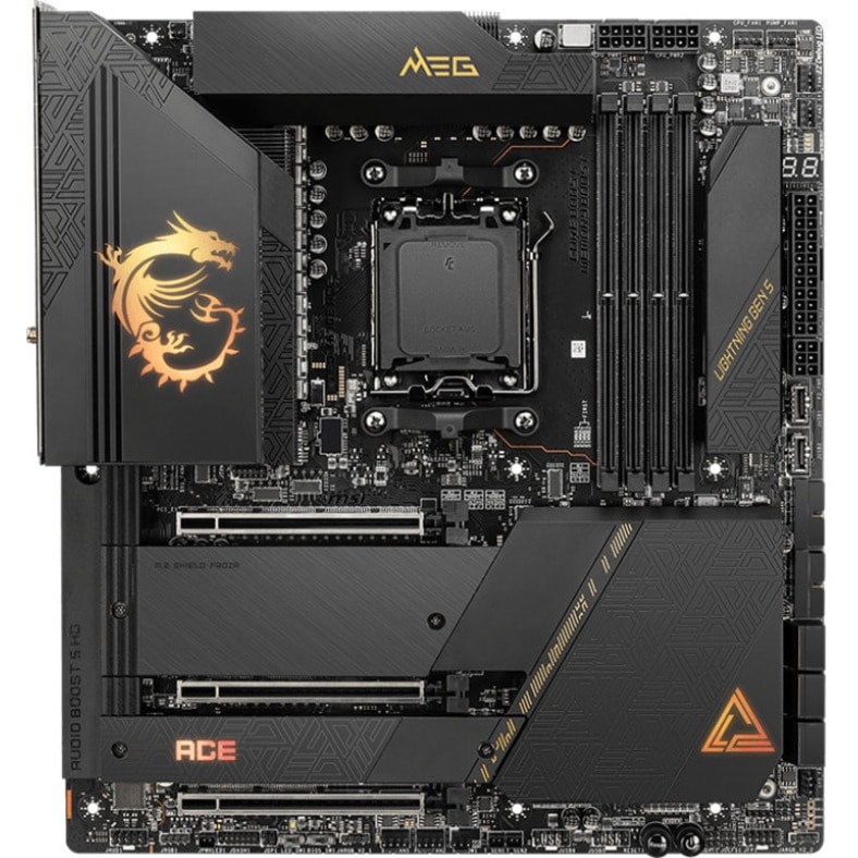 MSI MEG X670E ACE Desktop Motherboard - AMD X670 Chipset - Socket AM5 - Ext