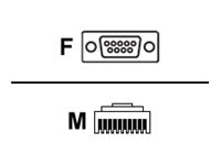 Zebra - serial cable - DB-9 to RJ-50 - 2.13 m
