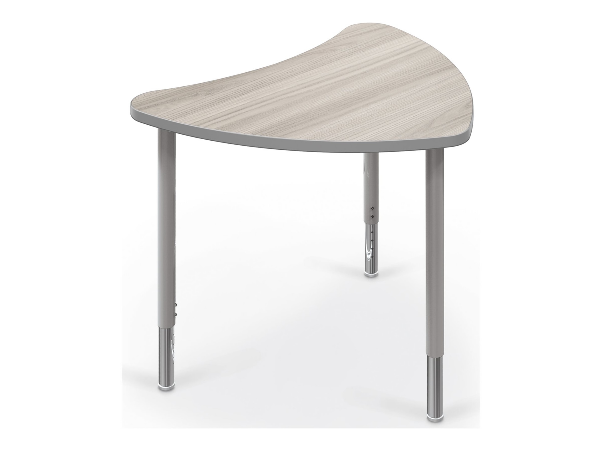 MooreCo Hierarchy Chevron - desk - chevron - gray elm