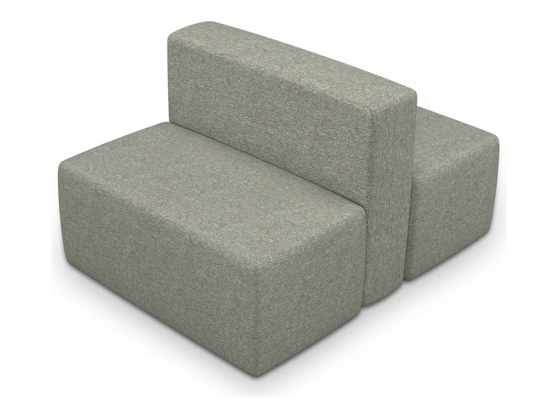 MooreCo Elevate Wind - bench - rectangular - 2 seats - fabric (grade 3) - a