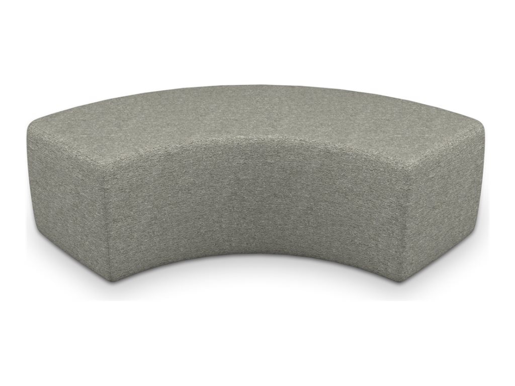 MooreCo Elevate Wind - bench - 90° curved - fabric (grade 3) - available in