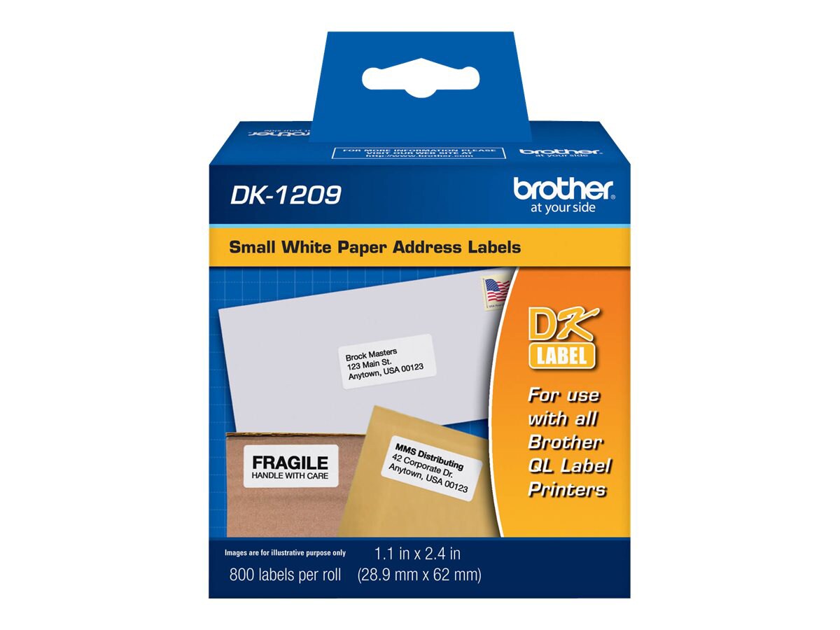 Brother DK1209 - address labels - 28.9 x 62 mm