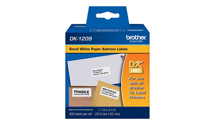Brother DK1209 - étiquettes adresses - 28.9 x 62 mm