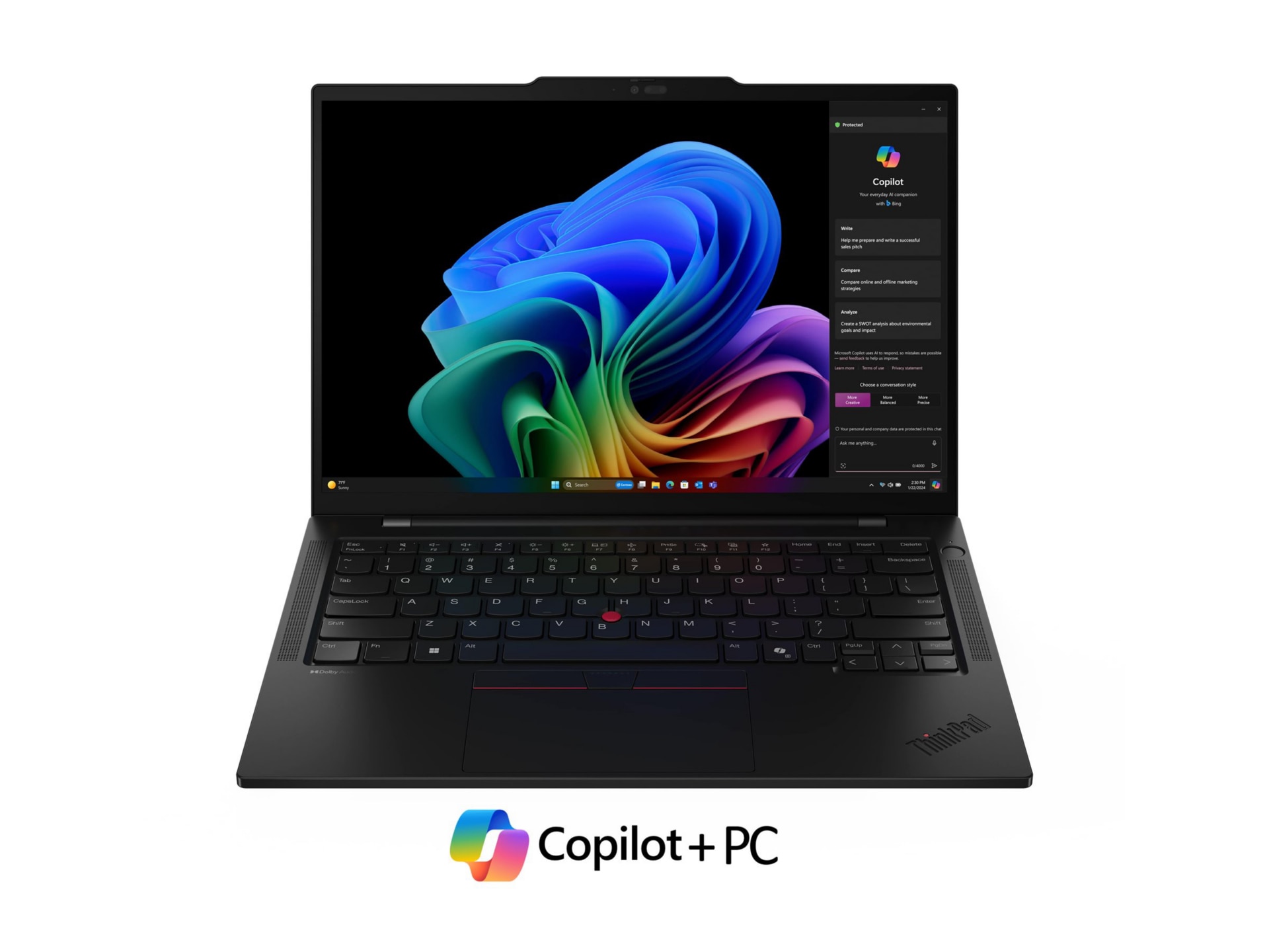 Thumbnail 2 of 13 for Lenovo ThinkPad T14s Gen 6 - 14" - Intel Core Ultra 7 - 258V - 32 GB RAM - 512 GB SSD - English
