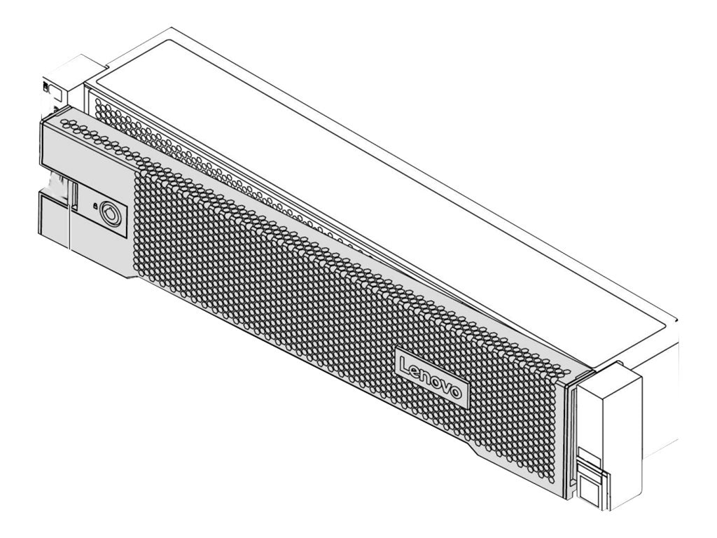 Lenovo ThinkSystem v2 - server security bezel - 2U