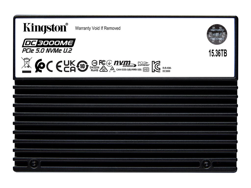 Kingston DC3000ME - SSD - Enterprise - 15.36 TB - U.2 PCIe 5.0 x4 (NVMe)
