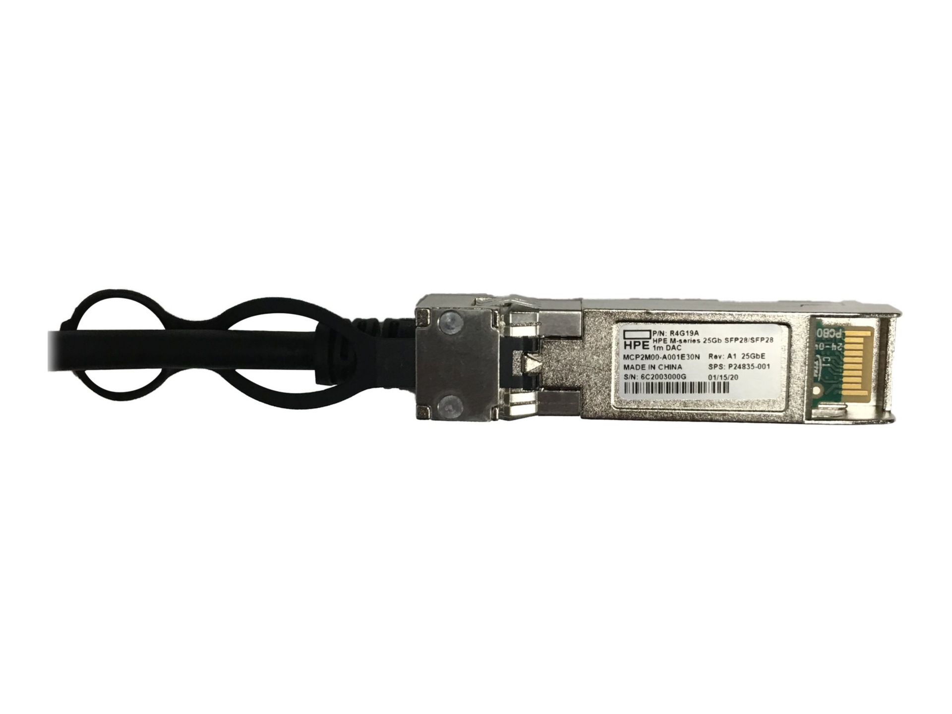 HPE StoreFabric M-Series 25GBase-CU direct attach cable - 1 m
