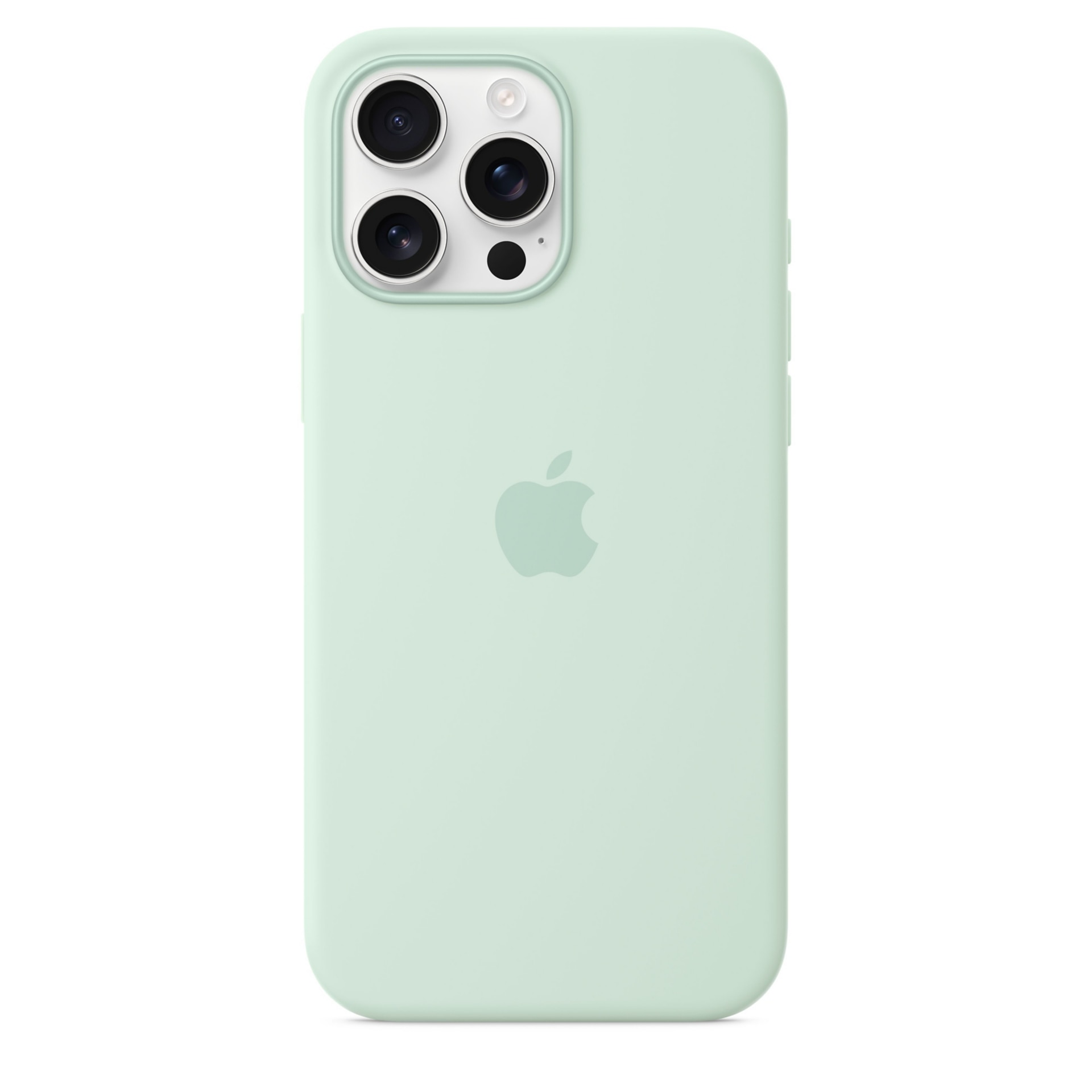 Apple Silicone Case with MagSafe - For iPhone 16 Pro Max - Aquamarine