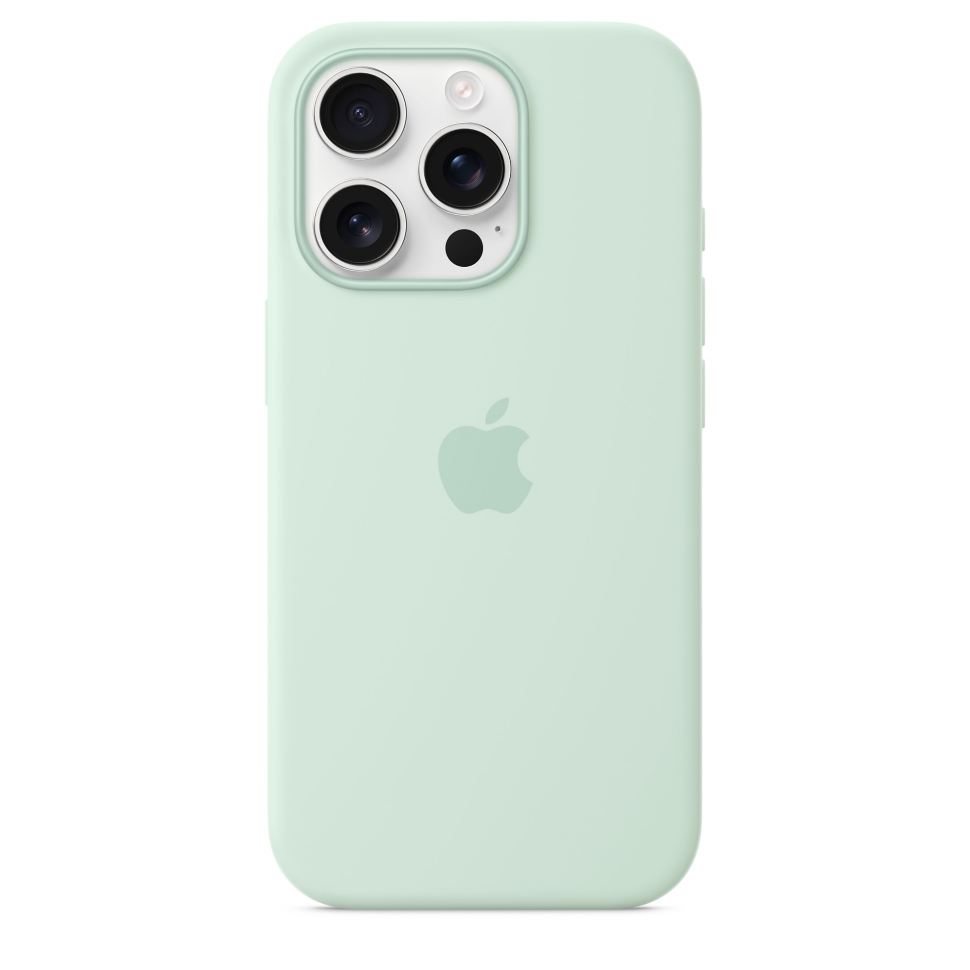 Apple Silicone Case with MagSafe - For iPhone 16 Pro - Aquamarine