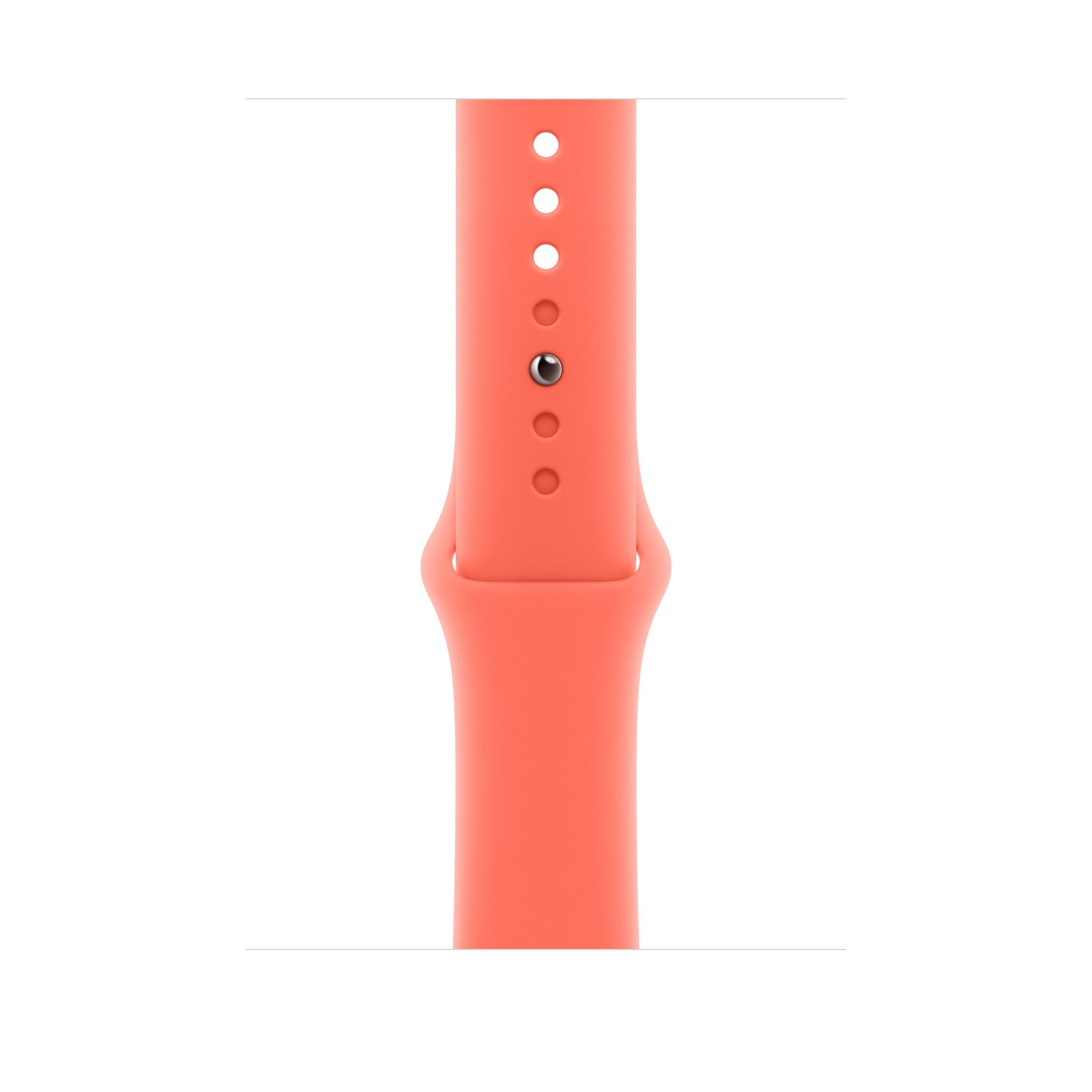 Apple Sport Band - S/M - Tangerine - For 46mm Case
