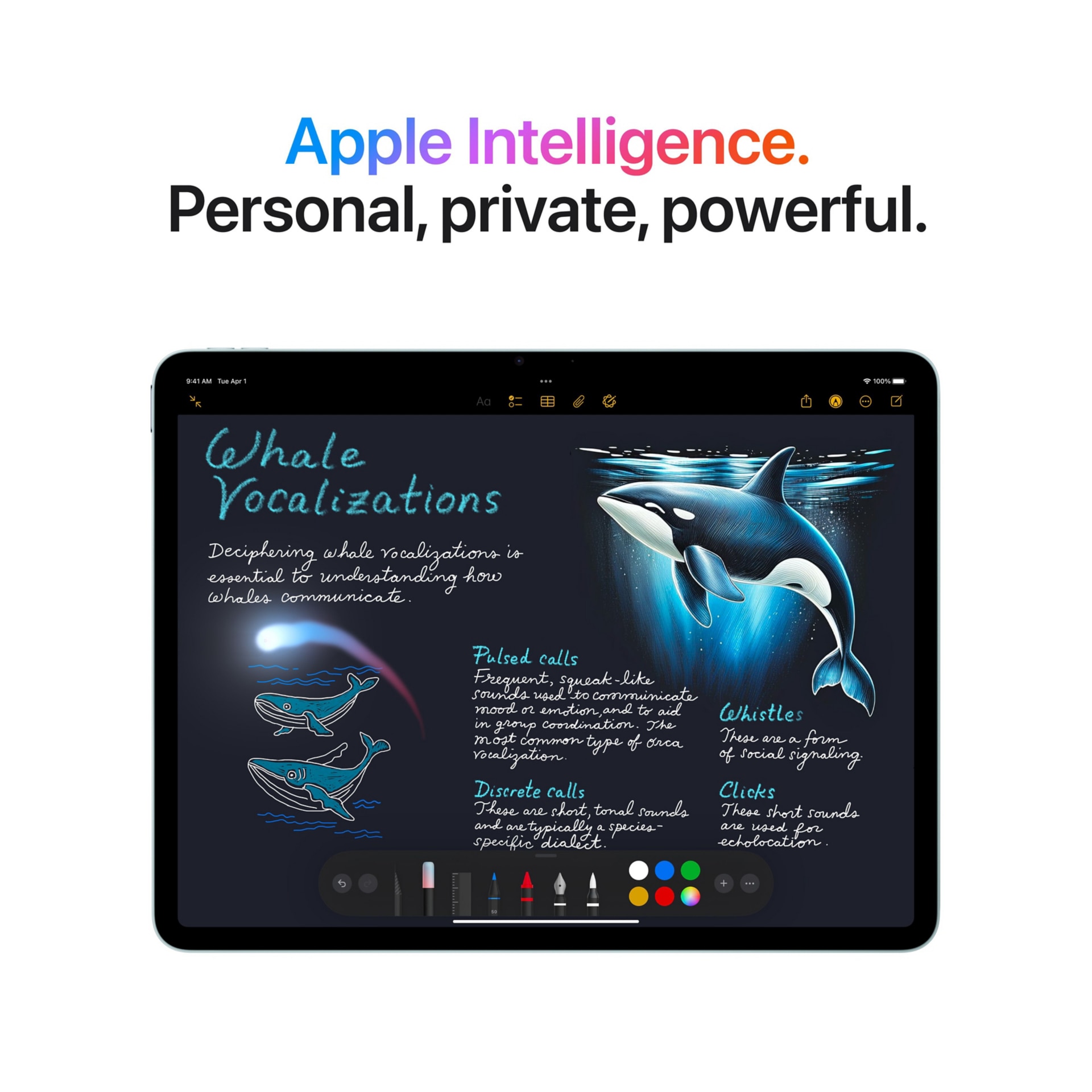 Thumbnail 5 of 13 for Apple 11-inch iPad Air - M3 - Wi-Fi - tablet - 128 GB - Starlight