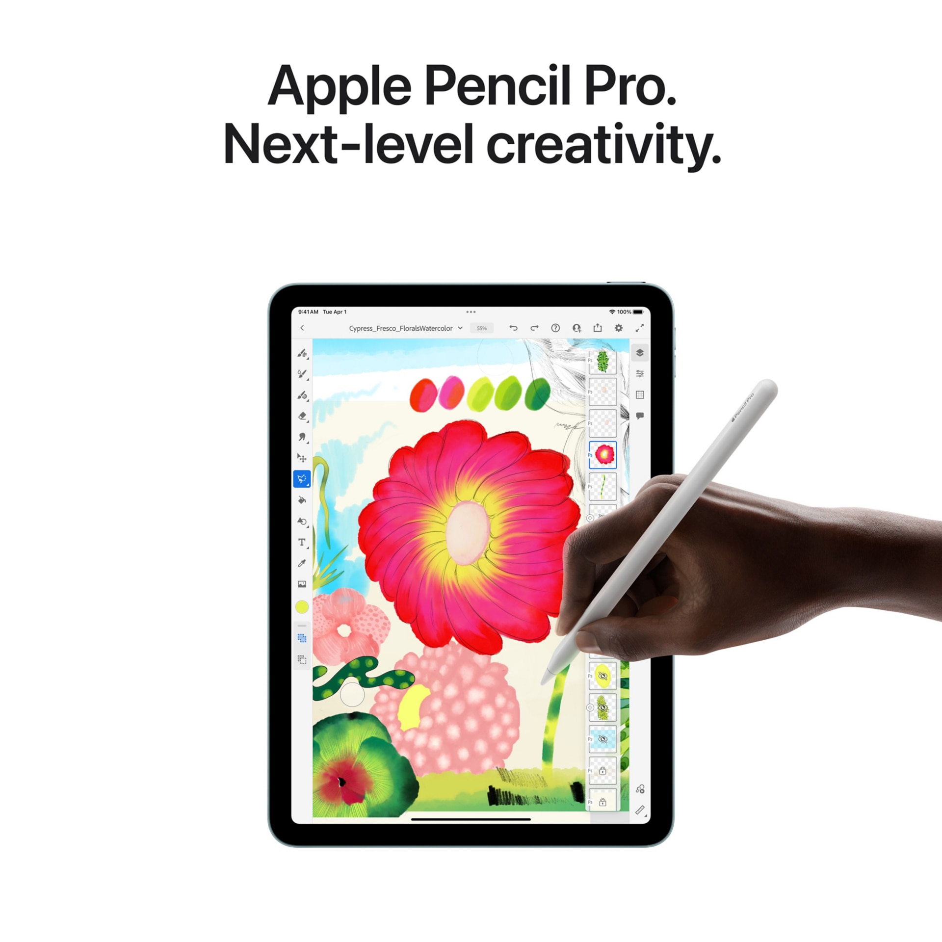 Thumbnail 6 of 13 for Apple 11-inch iPad Air - M3 - Wi-Fi - tablet - 128 GB - Starlight