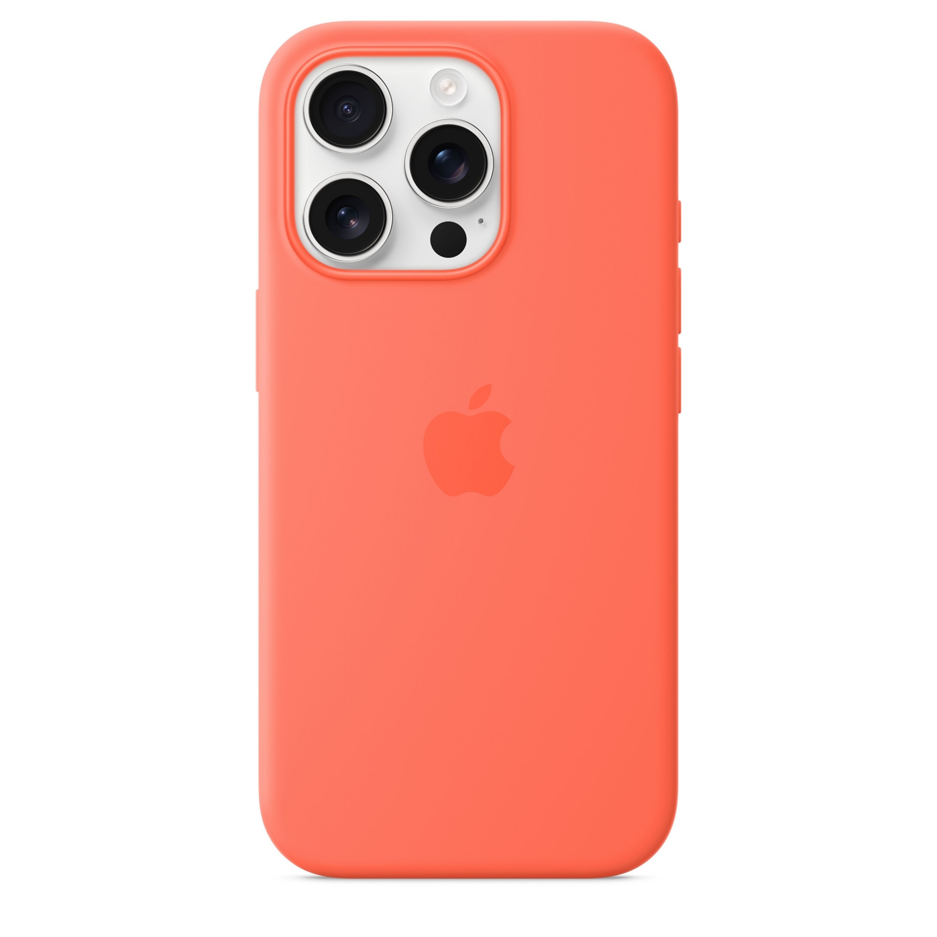 Apple Silicone Case with MagSafe - For iPhone 16 Pro - Tangerine