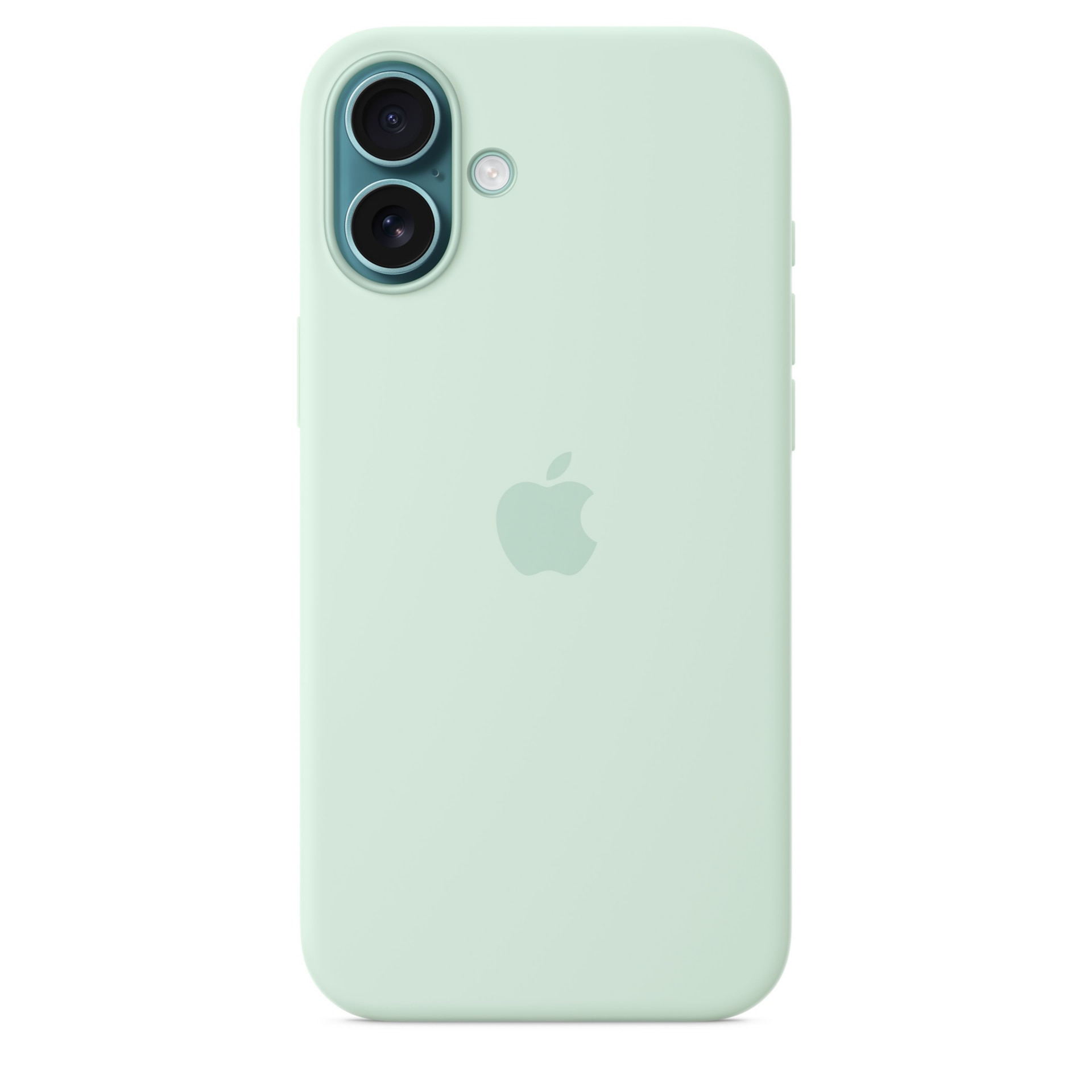 Apple Silicone Case with MagSafe - For iPhone 16 Plus - Aquamarine