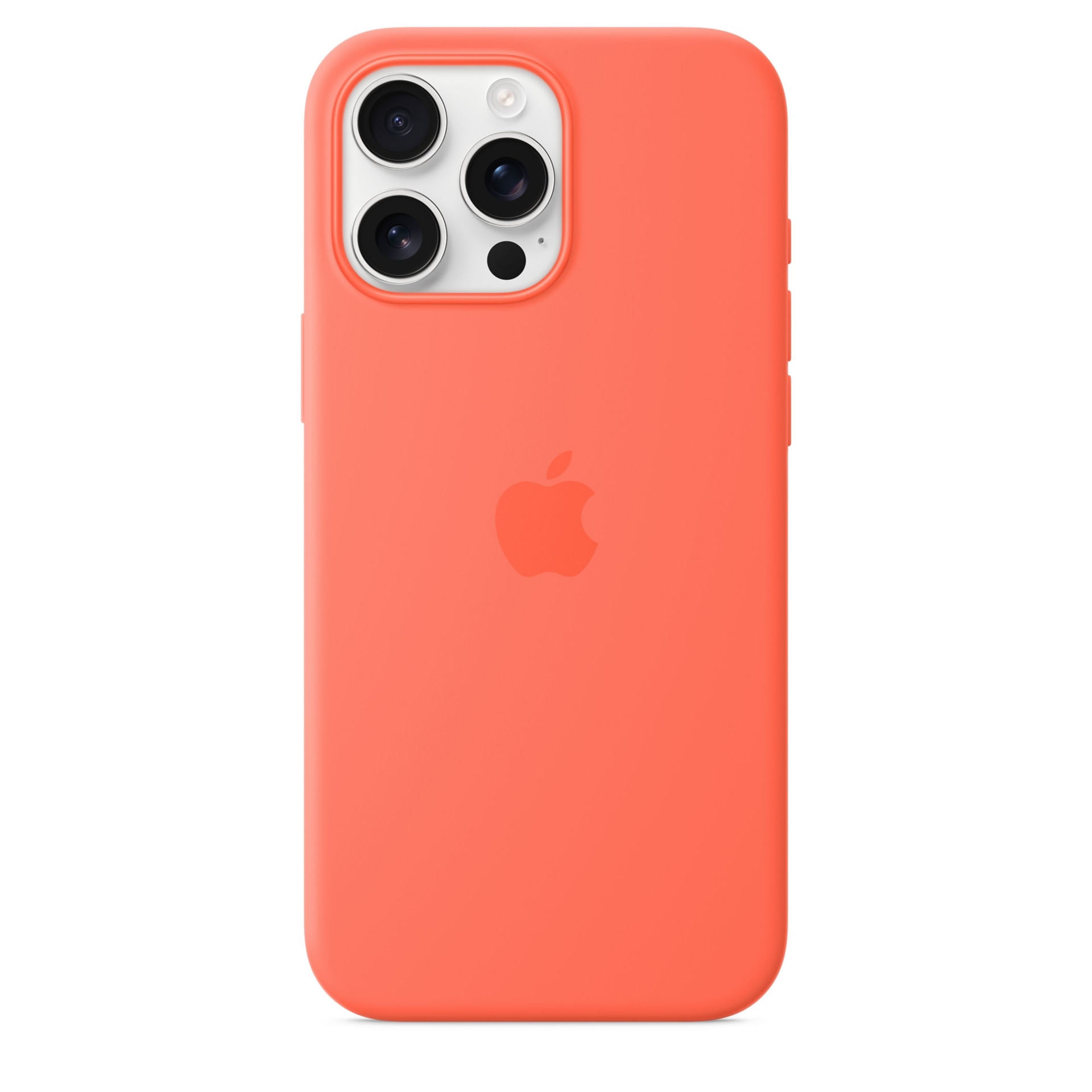 Apple Silicone Case with MagSafe - For iPhone 16 Pro Max - Tangerine