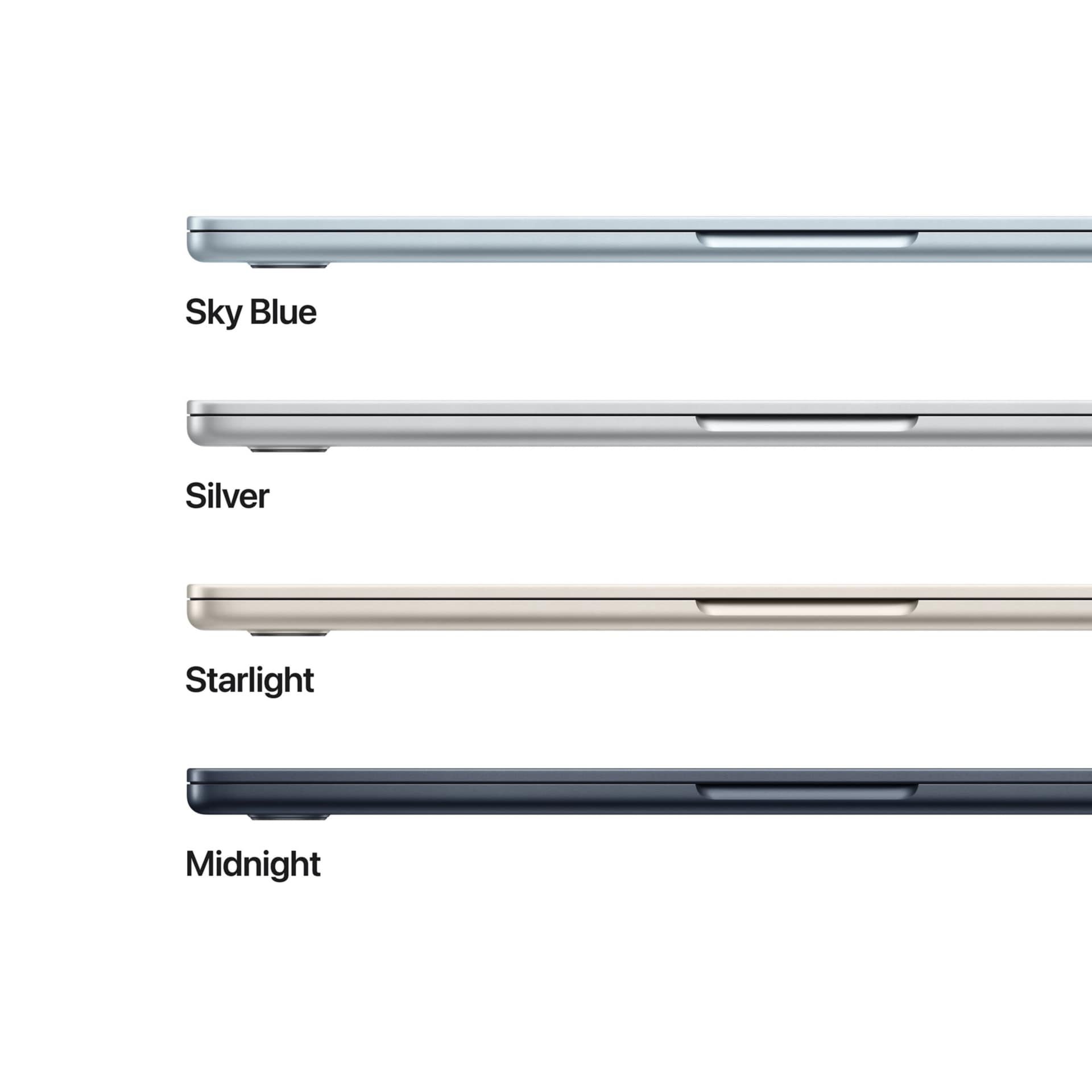 Thumbnail 3 of 11 for Apple MacBook Air - 13" - M4 - 10-core CPU - 10-core GPU - 16 GB RAM - 512 GB SSD - Midnight