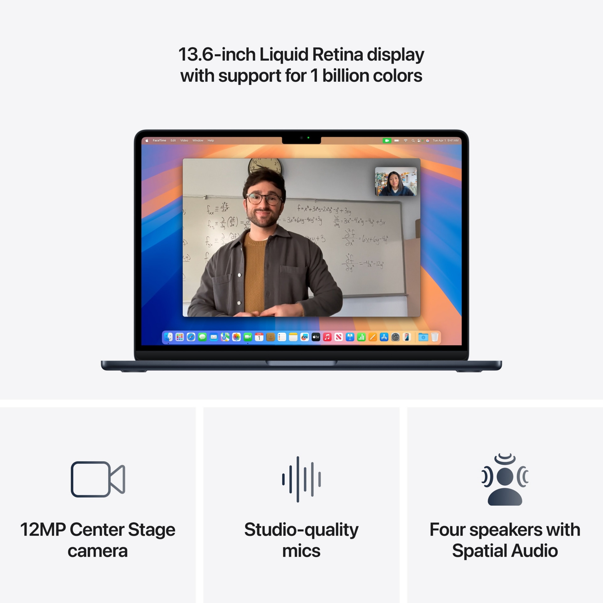 Thumbnail 5 of 11 for Apple MacBook Air - 13" - M4 - 10-core CPU - 10-core GPU - 32 GB RAM - 512 GB SSD - Midnight