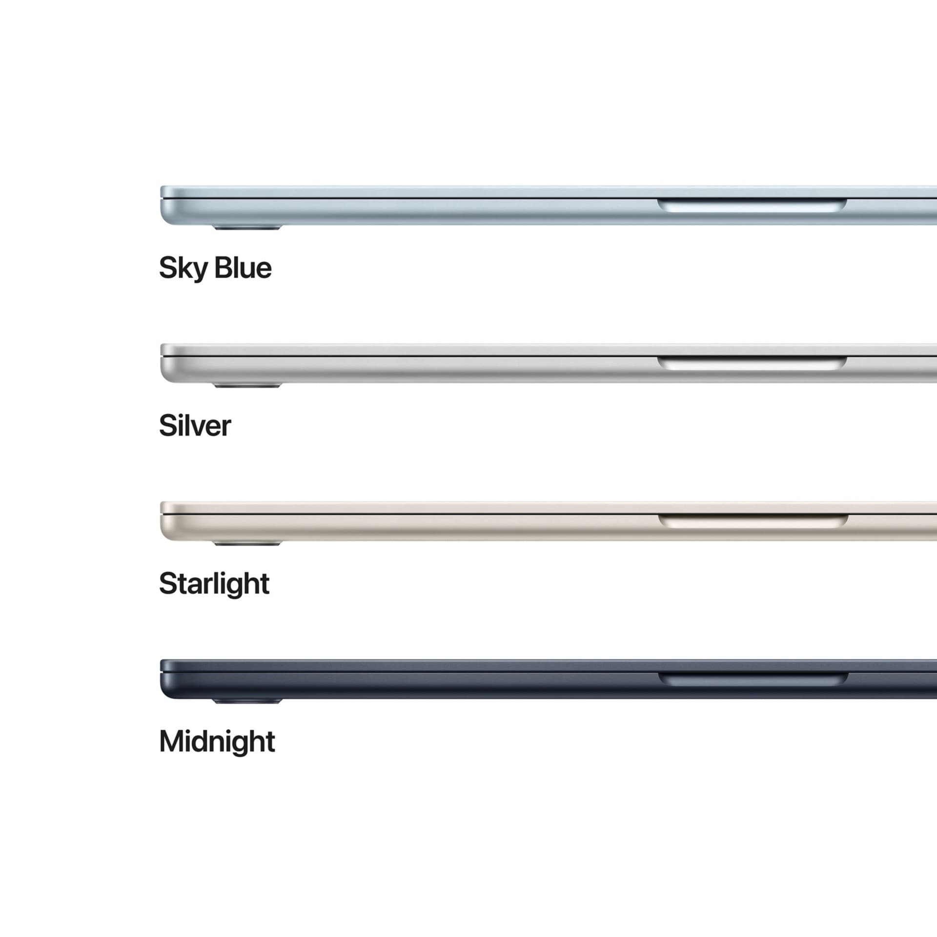 Thumbnail 3 of 11 for Apple MacBook Air - 15" - M4 - 10-core CPU - 10-core GPU - 32 GB RAM - 2 TB SSD - Sky Blue