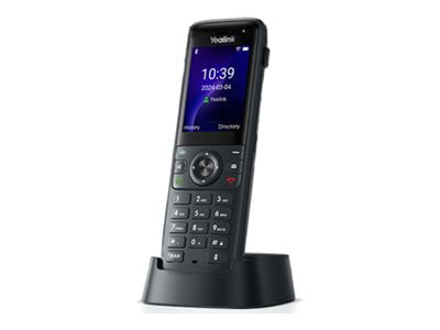 Yealink ax83H - wireless VoIP phone - with Bluetooth interface with caller ID/call waiting - 5-way call capability
