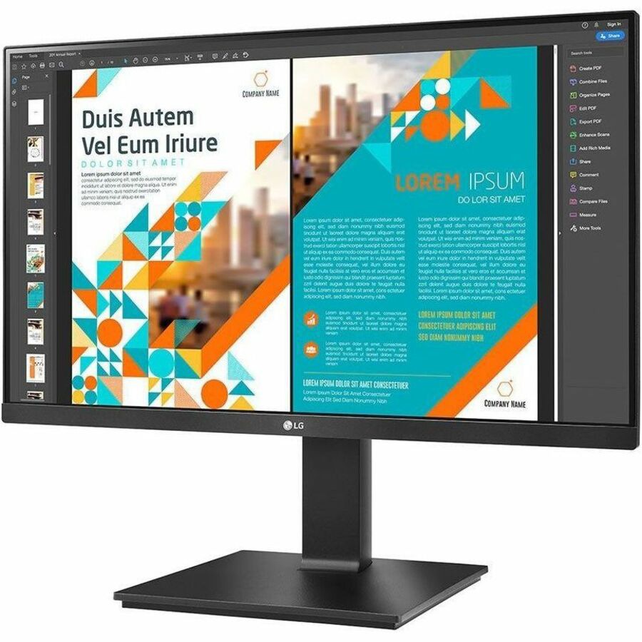 LG 24BP55Q-B 24" Class WQHD LED Monitor - 16:9 - Textured Black