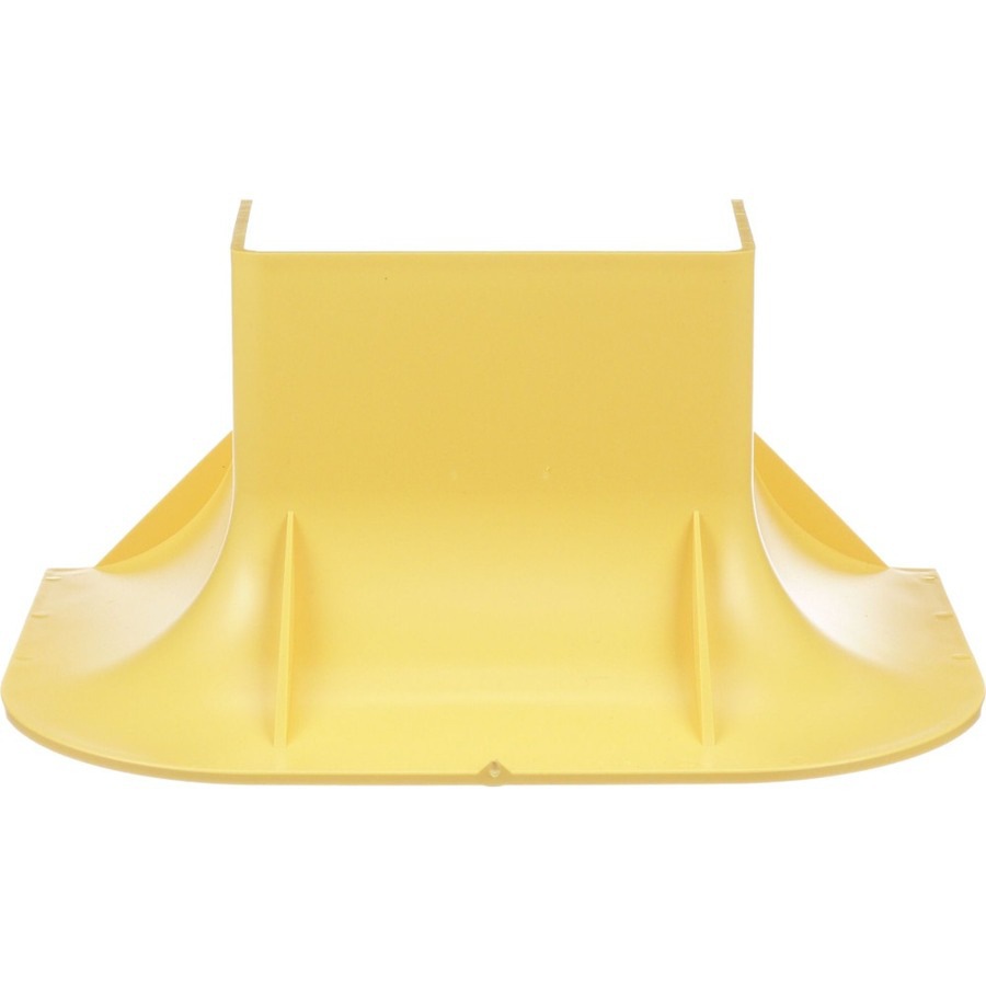 Panduit FiberRunner Bend Radius Control Trumpet, 4x4, Yellow