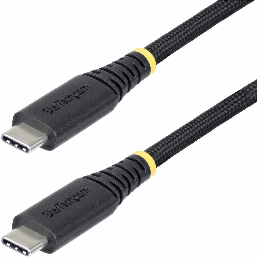 StarTech.com 10ft (3m) USB-C Charging Cable, 240W/5A PD, Dual-Layer Silicon