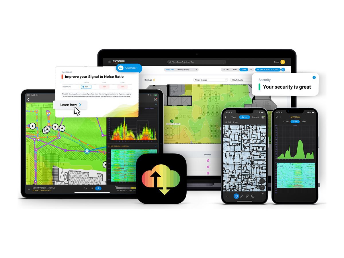 Ekahau Connect - Conversion subscription license (1 year) - 1 license