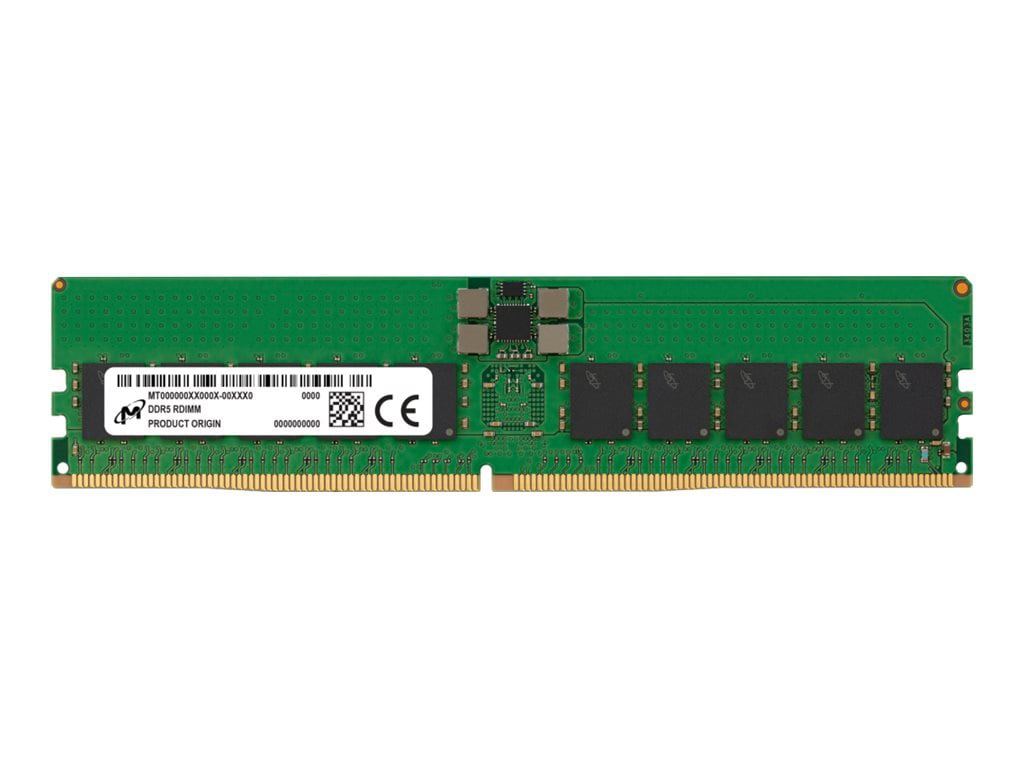 Micron - DDR5 - module - 32 GB - DIMM 288-pin - 6400 MHz / PC5-51200 - regi