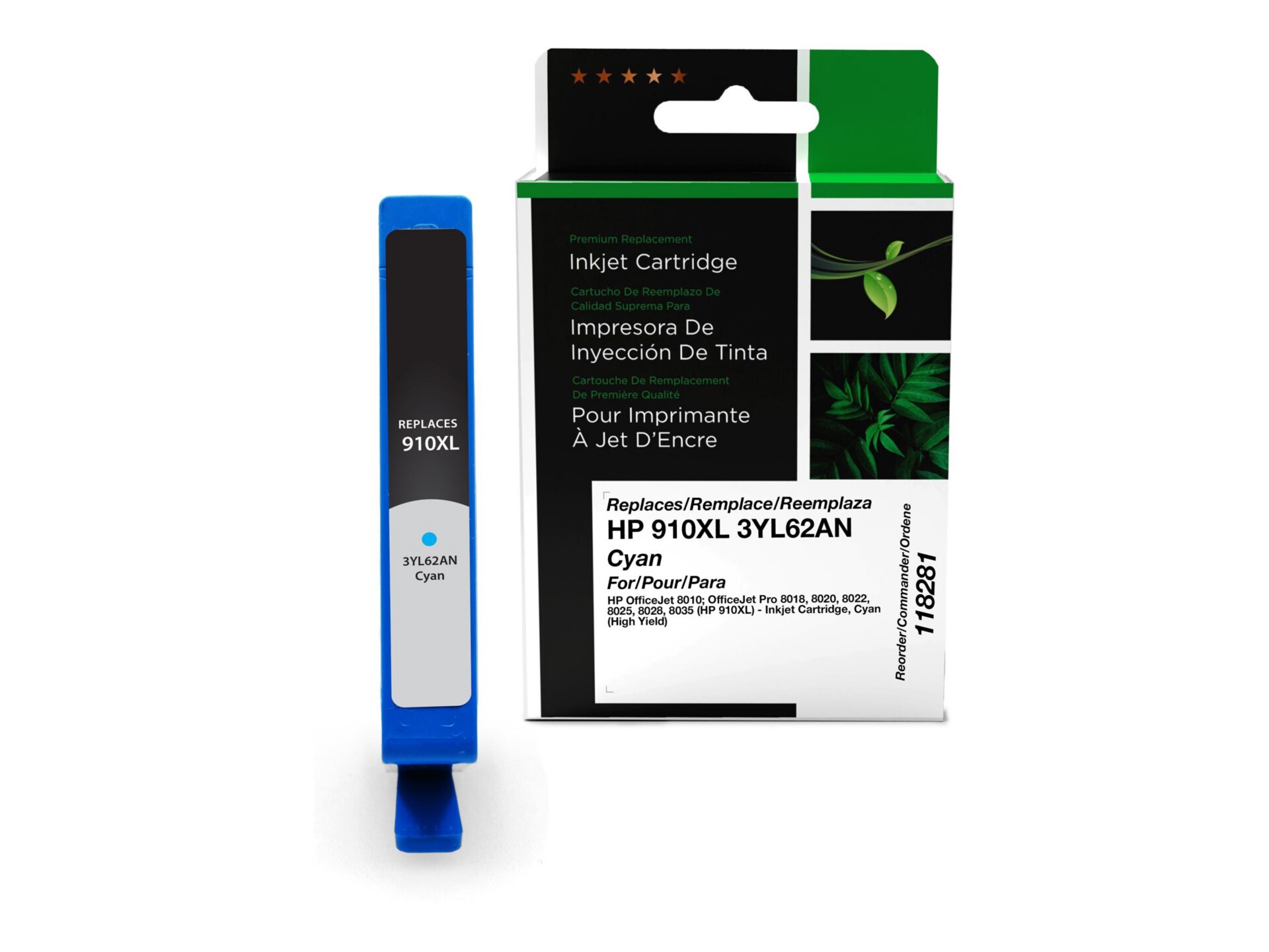 Clover Imaging Group - High Yield - cyan - compatible - remanufactured - ink cartridge (alternative for: HP 3YL62AN)