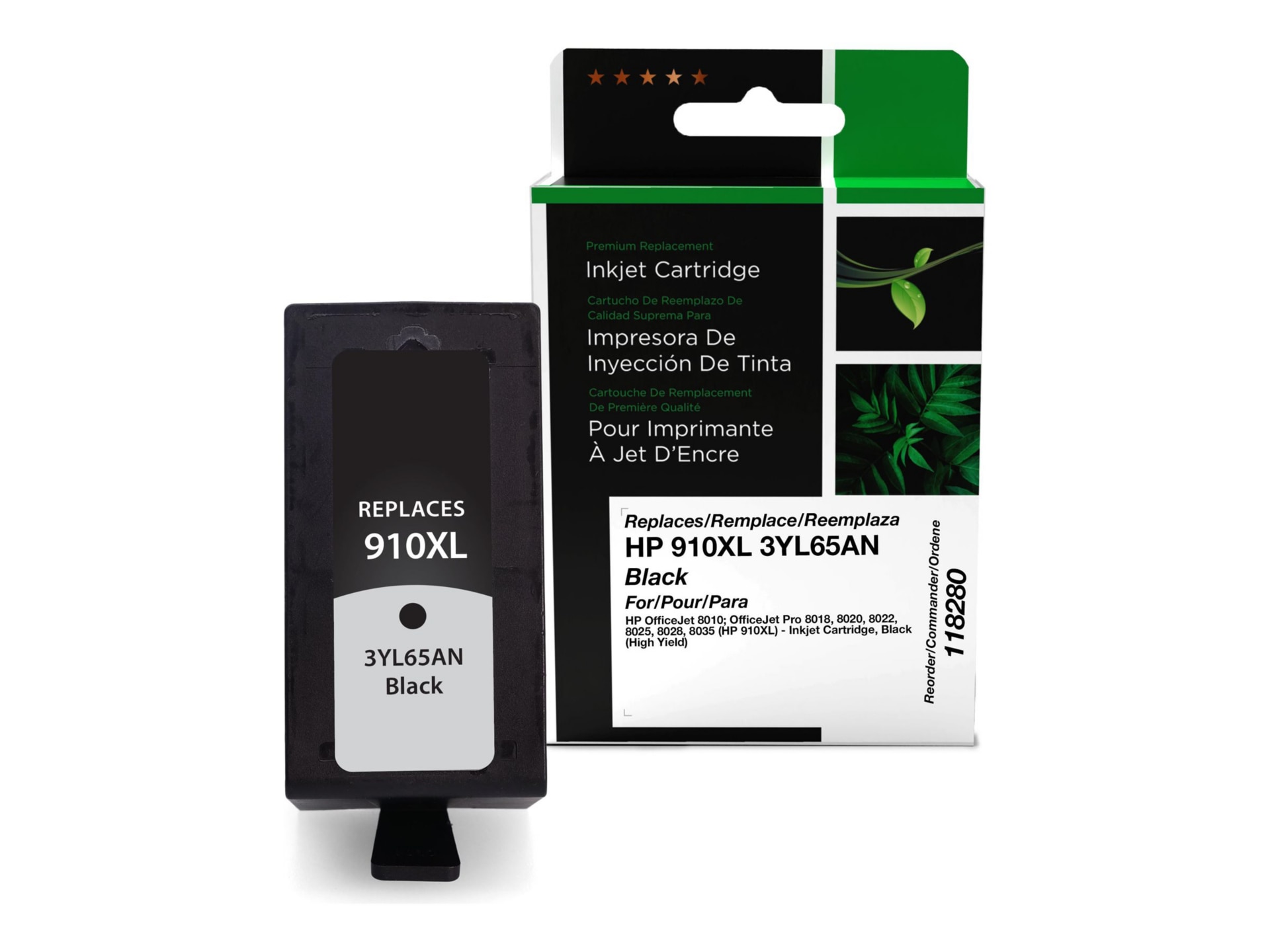 Clover Imaging Group - High Yield - black - compatible - remanufactured - ink cartridge (alternative for: HP 3YL65AN)