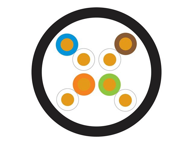 Berk-Tek LANmark bulk cable - 1000 ft - black