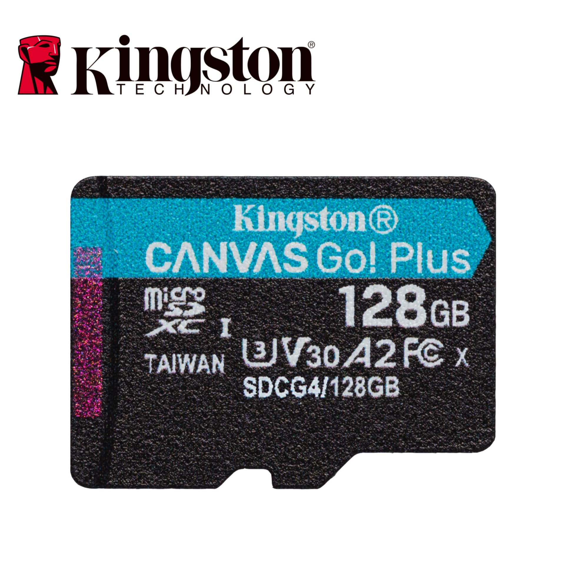 Kingston Canvas Go! Plus - flash memory card - 128 GB - microSDXC UHS-I