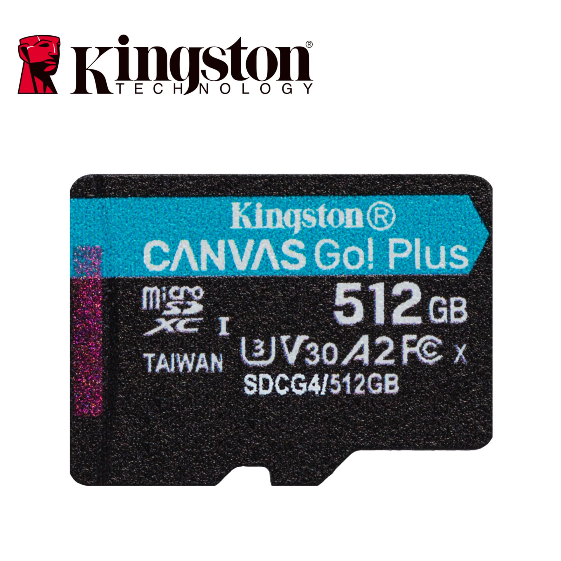 Kingston Canvas Go! Plus - flash memory card - 512 GB - microSDXC UHS-I