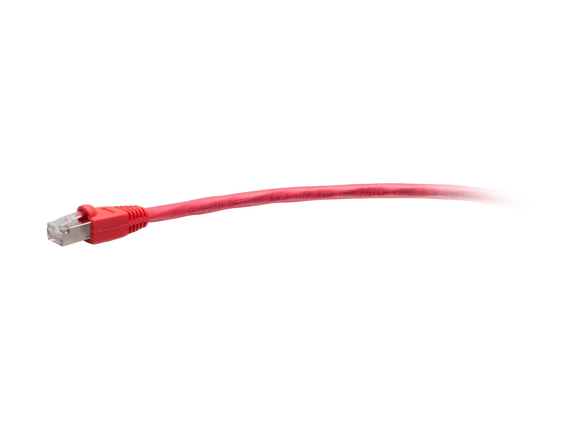 C2G 25ft Cat6 Snagless Shielded Ethernet Cable - TAA Compliant F-Series - Red - patch cable - TAA Compliant - 25 ft -