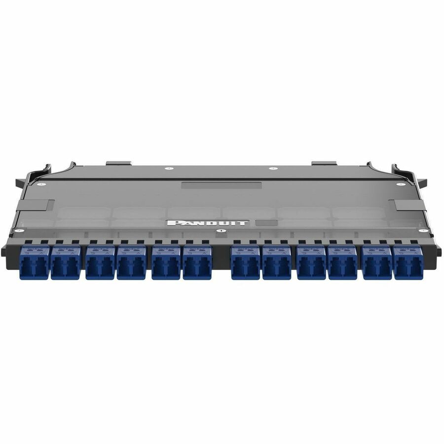 Panduit OS2 HD Flex Cassette, 12-Port, 4-to-1 Conversion , Opt IL, Universa