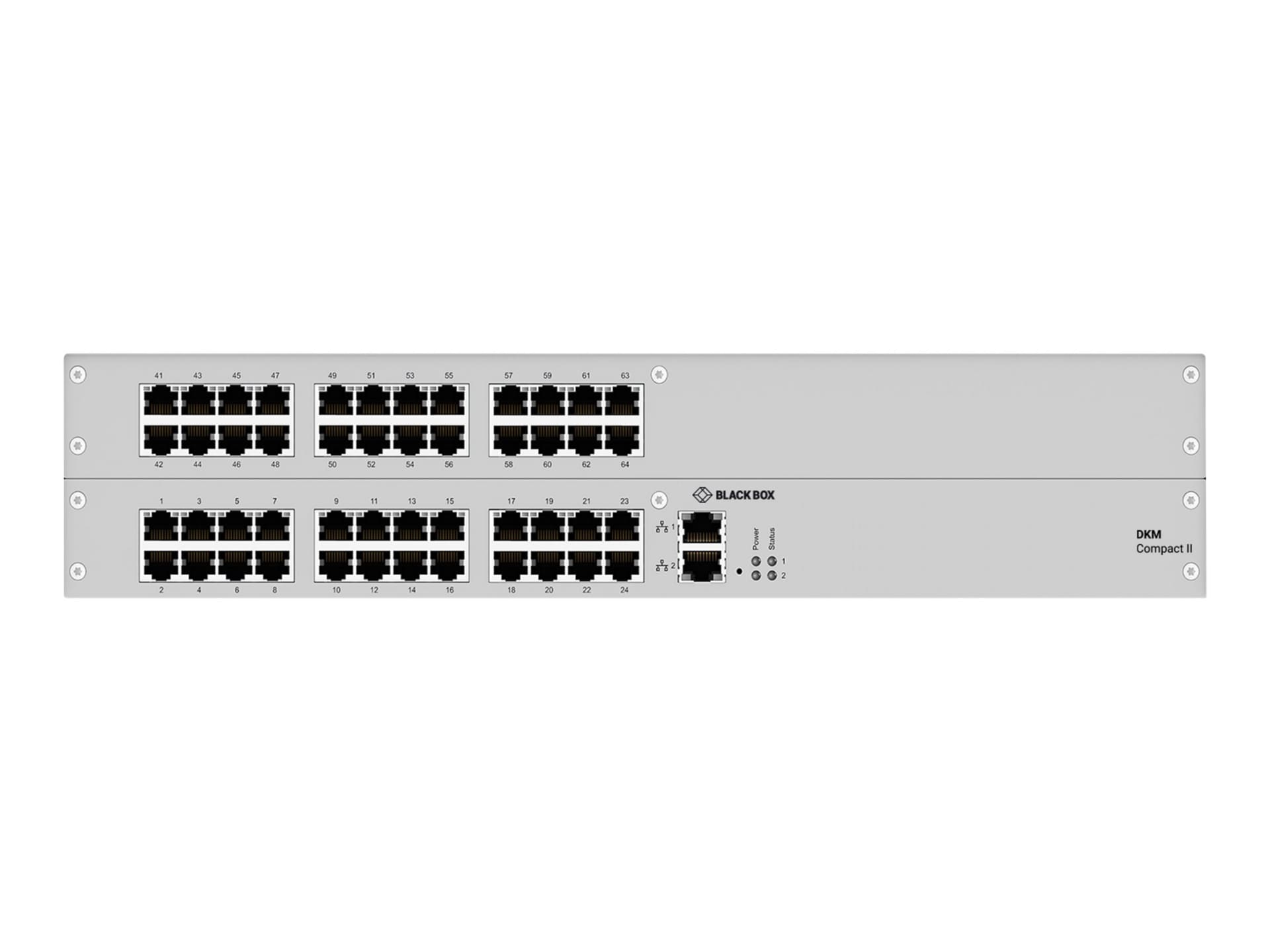 Black Box DKM Compact II KVM Matrix Switch ACXC64-1G - KVM switch - 64 port