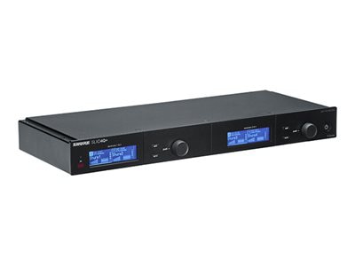 Shure SLX-D SLXD4QDAN+ - wireless audio receiver for microphone - quad-channel