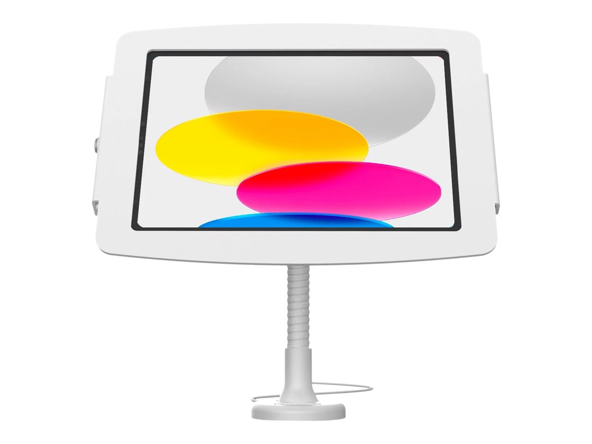 Compulocks iPad 10th-11th (A16) Gen Space Enclosure Flex Arm Mount White mo