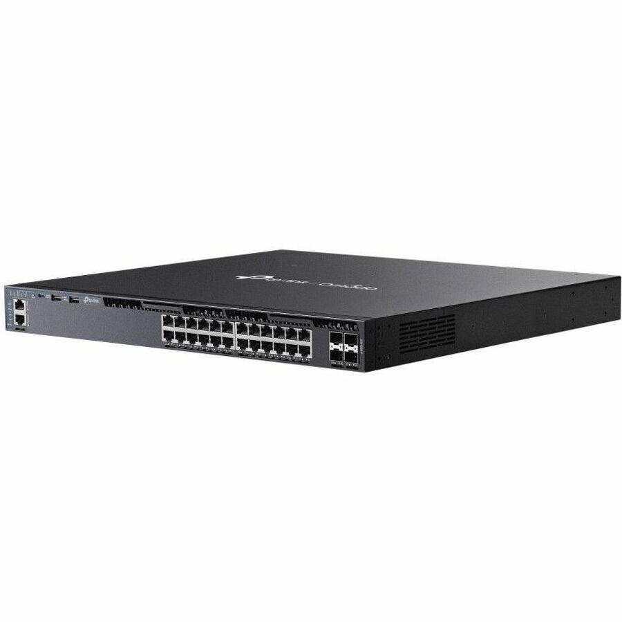 TP-Link Omada 24-Port Gigabit Stackable L3 Managed PoE+ Switch with 4 10G S
