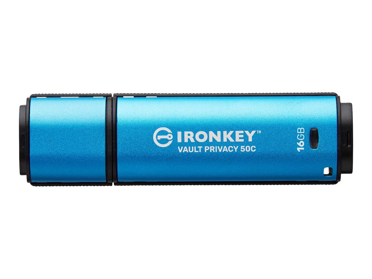 Kingston IronKey Vault Privacy 50C - USB flash drive - 16 GB - TAA Complian