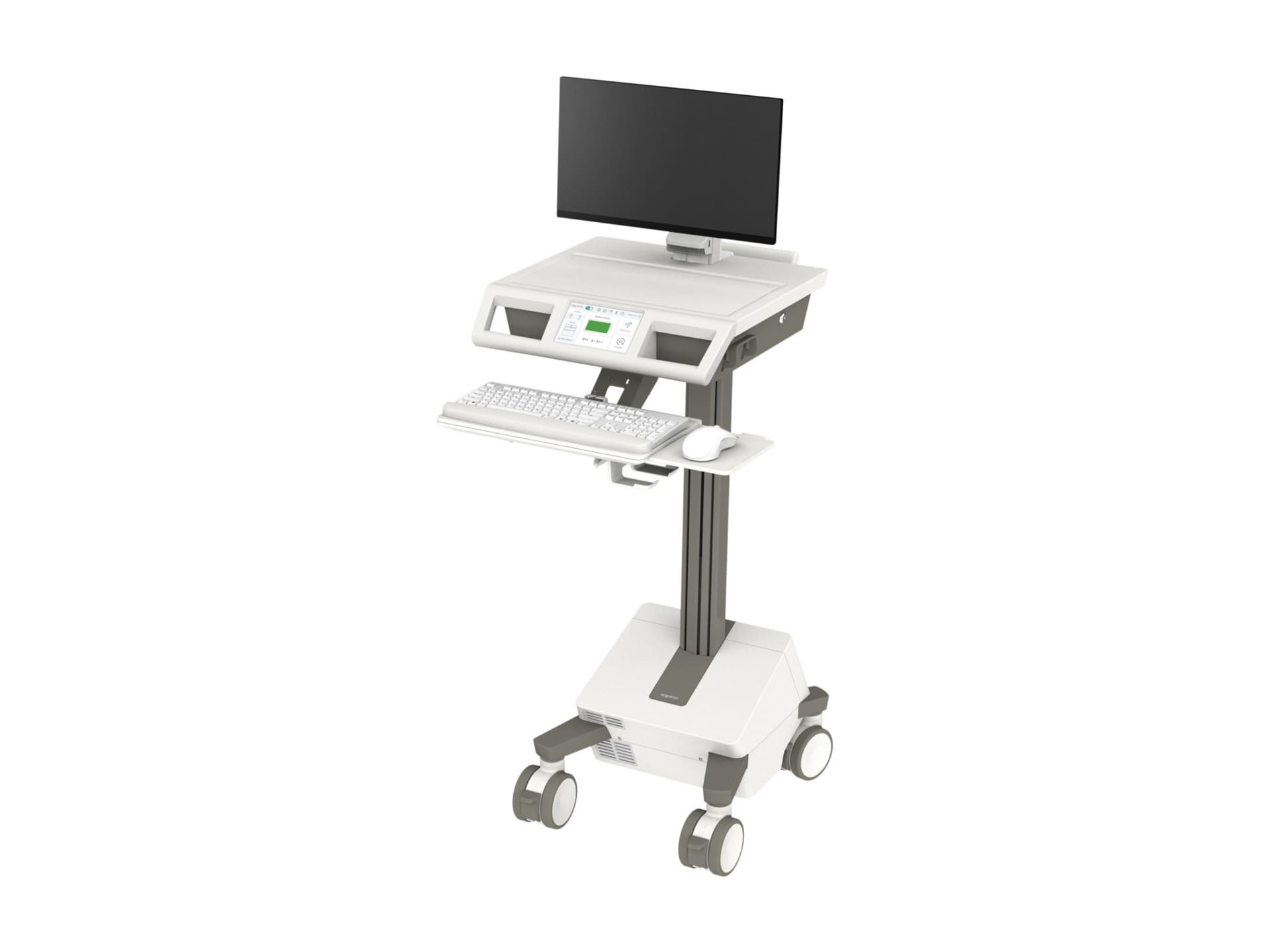 Ergotron Mosaic cart - for LCD display / keyboard / mouse - Tier 3 Std 2x2x1, US/CA/MX - TAA Compliant