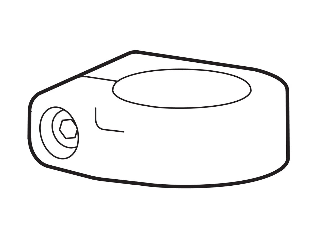 Ergotron LX Pro mounting component - white